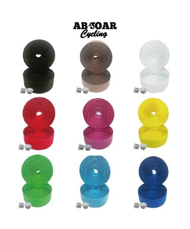 ABSOAR Cycling Brown Bike Bar Tape Handlebar Straps 2PCS - Non-Adhesive Handle Wrap - Buy Online on GoSupps.com