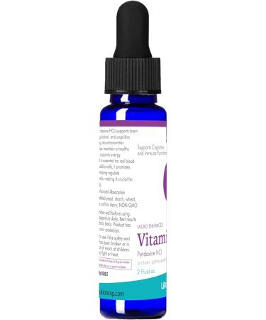 Life Solutions Vitamin B6 Pyridoxine HCI - B Vitamins Supplement B6 Vitamins 25mg - Essential B6 Supplement for Metabolism Energy and Nervous System Support 2oz Liquid Dropper - Buy Online on GoSupps.com