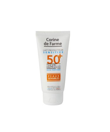 Corine de Farme - Sensitive Protective Milk SPF50+ - Very High UVA & UVB Protection - Sensitive Skin - Water Resistant - Made