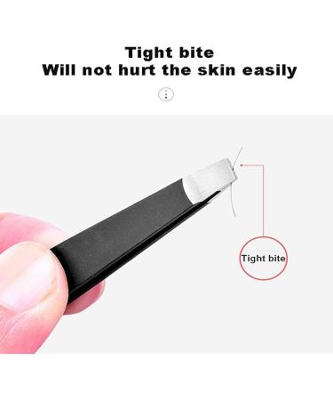 Professional Precision Tweezers Set for Eyebrows & Facial Hair Removal - Stainless Steel Kit for Men and Women - Buy Online on GoSupps.com