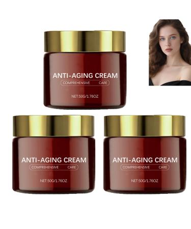 ACJZILQTJ Set of 3 anti-aging retinol face creams firming and regenerating skin reducing wrinkles and fine lines hydrating dry skin day and night care