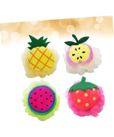 Didiseaon 4pcs Large Mesh Pouf Bath Ball - Premium Shower Sponge for Ultimate Cleansing - Ideal for All Skin Types - Buy Internationally - Buy Online on GoSupps.com
