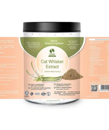 9x Cat's Whiskers Misai Kucing (Orthosiphon aristatus) Standardized Extract Powder (50g) - Buy Online on GoSupps.com