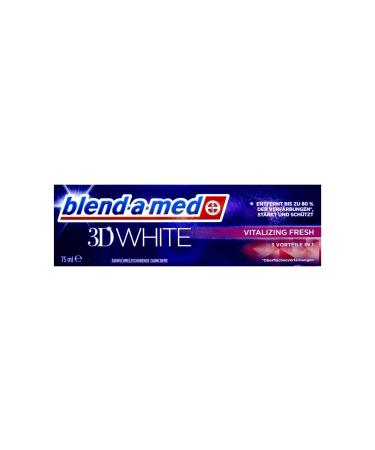 Blend-a-med 3D White Vitalizing Fresh 75ml 3in1 gentle on tooth enamel
