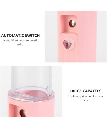 Baluue 1pc Humidifier Face Steamer Mini USB Mini Face Steamer Handheld Spray Device Makeup Device Abs Pink 11.5X3CM - Buy Online on GoSupps.com