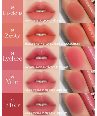 HOLIKA HOLIKA Butter Blur Lip Tint (01 SALTED) - High-Pigmented Matte K-Beauty Lip Makeup Long-Lasting & Silky Smooth International Shipping Available - Buy Online on GoSupps.com