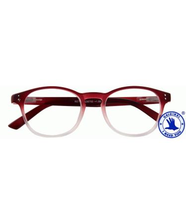 NEED YOU RETRO G36700 Panto reading glasses with spring technology red 2.5 diopters