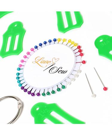 Love Sew Jelly Roll Sasher Collection - 10 Pcs Multi-Sizes for Folding Fabric and Biasing Strips | Includes 40pcs Quilting Pins - Buy Online on GoSupps.com