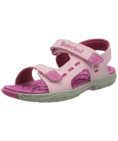 Timberland Unisex Kid's Moss Jump 2 Strap Sandal (Toddler) Sports 4.5 UK Light Pink