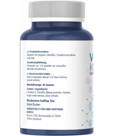 Buy Saint Nutrition V-Gra Forte: Fast-Acting Pleasure Pill for Men - 20 Capsules - Buy Online on GoSupps.com