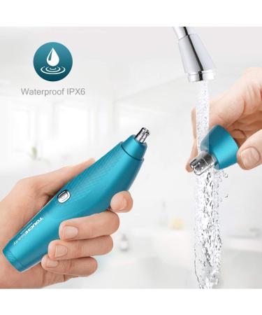 TOUCHBeauty Painless Ear Nose Hair Trimmer for Men - Updated Version Low Battery Reminder Washable Dual Edge Blades Precision Groomer System - Battery-Powered Blue - Buy Online on GoSupps.com