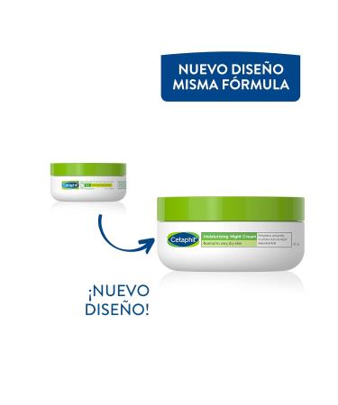 Cetaphil Facial Night Moisturizing Cream 48ml - Hydrating Night Cream for All Skin Types - Buy Internationally - Buy Online on GoSupps.com