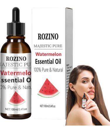 Tebinzi Essenz le | Premium Watermelon Essential Oil with Droppers - Perfect for Aromatherapy Skin Care & Massage - Buy Online on GoSupps.com