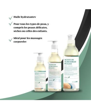 Sweet Almond Oil 250ml with Dispenser - Buy Online on GoSupps.com