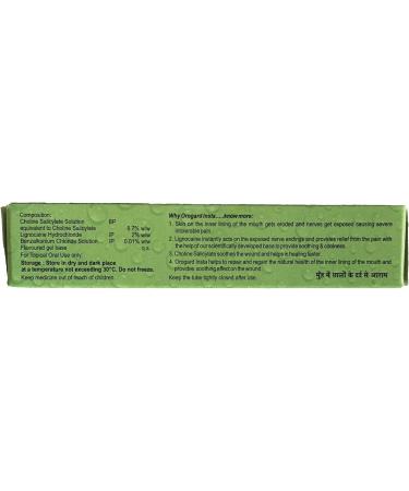Healthymia Mouth Ulcer Gel 10g - for Cold Sores and Tongue Blister - Buy Online on GoSupps.com
