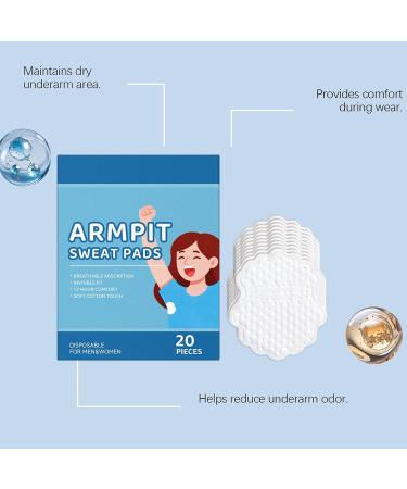 20 Pack Absorbent Pads for Women Daily Protection Soft Waterproof Breathable Pads for Clothes Travel Summer Personal Care 46g White - Buy Online on GoSupps.com
