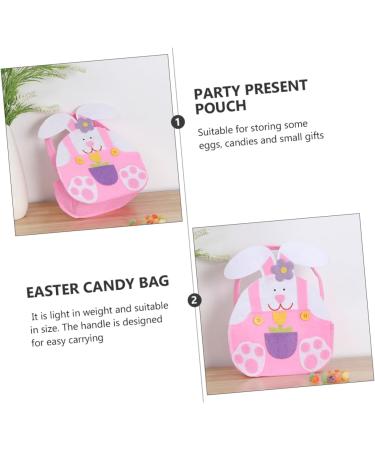 HOMSFOU 2 Pcs Rabbit Gift Bag Party Gift Containers Easter Door Decorations Easter Bags for Kids Easter Goodie Bags Candy Containers Easter Gift Bags Child Cloth Modeling Gift Box - Buy Online on GoSupps.com