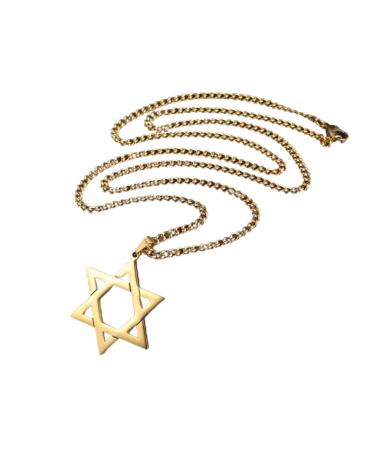 Oralgos fashionable hexagonal star chain jewelry chic stainless steel star trailer collarbone chain jewelry for fashionists shape stainless steel