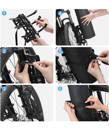 Shop Lixada Waterproof Bicycle Fork Bag - 3L & 7L Roll Top Dry Bags for Bikes - Buy Online on GoSupps.com