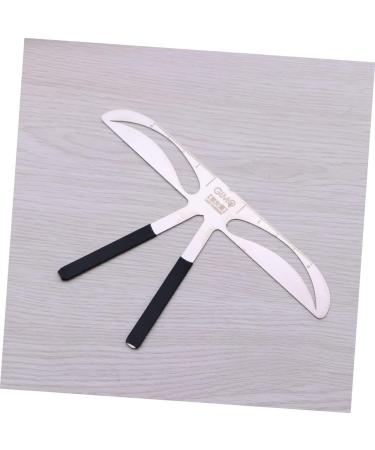 POPETPOP Eyebrow Tools Foot File Stickers Replacement Eyes Eyebrow Stencil Kit Suite Eyebrow Trimming Set - Buy Online on GoSupps.com