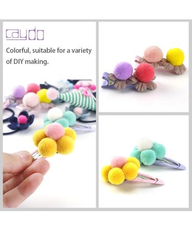 Caydo 400pcs Assorted Pompoms with Wiggle Eyes - Kids DIY Art Craft Decorations - Buy Online on GoSupps.com