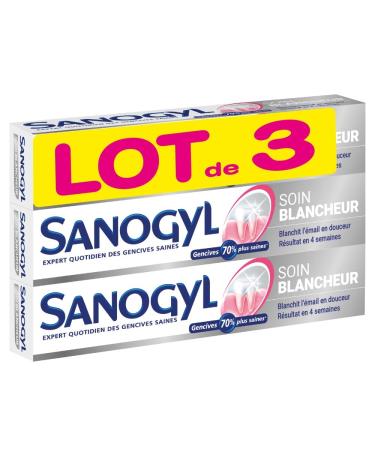 Sanogyl toothpaste for white 3 x 75 ml