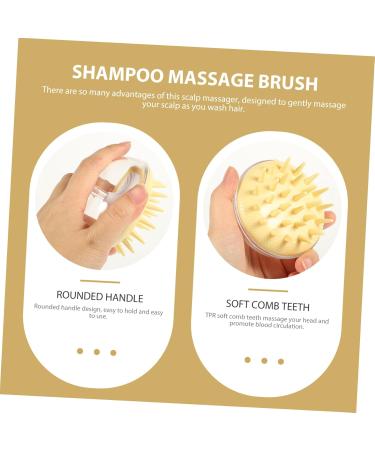 Beavorty 6-Pack Shampoo Brush - Silicone Scalp Massager & Hand Massager for Men - Ultimate Hair Care & Relaxation Tool - Buy Online on GoSupps.com