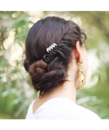 20 Pack Small Silver Metal Side Hair Combs - DIY Hair Accessories for Wedding Veils & Updos - Buy Online on GoSupps.com