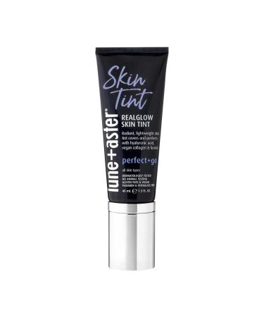 Lune+Aster RealGlow  Skin Tint - This light-diffusing Skin Tint covers and perfects with ultra-lightweight  customizable sheer to medium coverage for a naturally radiant look - Medium Beige