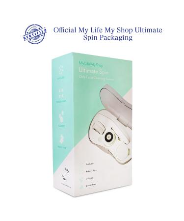 My Life My Shop Ultimate Spin Facial Cleansing Brush (Grey) - Ultimate Skin Spa with 3 Interchangeable Face Brushes - Buy Online on GoSupps.com