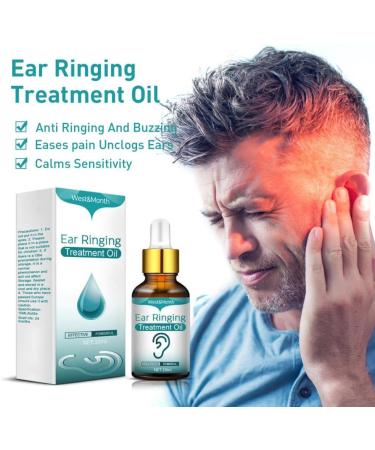 10ml Tinnitus Relief Oil - Herbal Ear Drops for Anti-Allergy Treatment, Hiss & Ringing Relief - 10ML - Buy Online on GoSupps.com