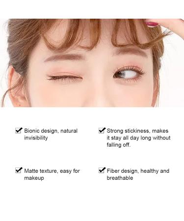 Yctze 72 Pairs Invisible Eyelid Tape for Hooded Eyes Half Round Shape Double Eyelid Adhesive Sticker Eye Lifter Strips Makeup Tool and Accessories - Buy Online on GoSupps.com