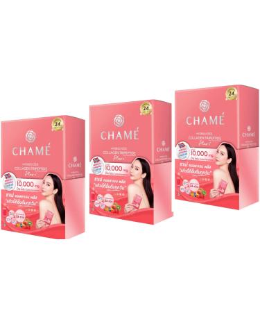 3 boxs.Chame Hydrolyzed Collagen Tripeptide Plus 10 Sachet