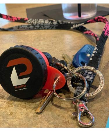PUMPD Labs Fill 'N Go Supplement Funnel (2 Pack) - Easy to Use & Clean | Dishwasher Safe | Portable & Convenient | Includes Keyring for Gym Bag or Keychain - Buy Online on GoSupps.com