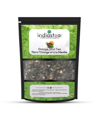 Orange Mint Tea | India's Original Tea (50 cups) | Detoxifies Body and Helps boost Vitamn C