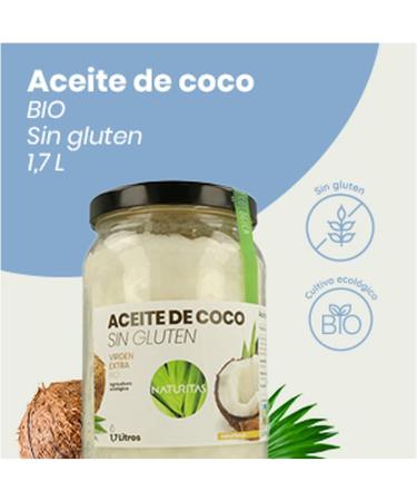 Organic Coconut Oil Gluten Free 1.7 L Oil - Buy Online on GoSupps.com