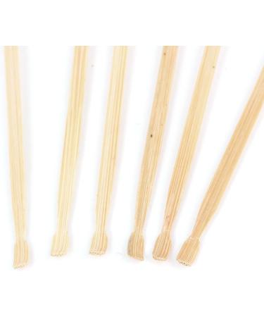 Cartoon Wooden Earpick Ear Wax Remover Set - 6 Pcs | 13cm Length | Model 114d21 - Buy Online on GoSupps.com