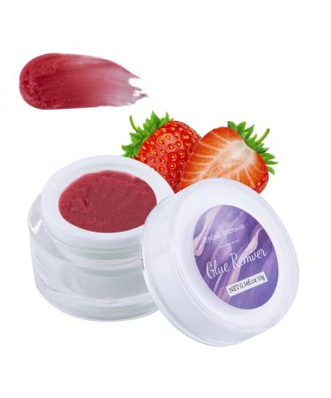 TEAMOLL Eyelash Extension Remover Cream 10g/0.35oz Glue Remover Low Irritation Cream for Sensitive Skin Fast Lash Adhesive Dissolution Special Strawberry flavor