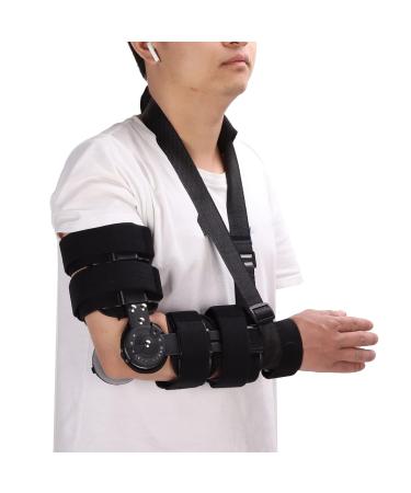 OKJHFD Adjustable Shoulder Support Brace & Elbow Sling - Arm Injury Recovery for Left/Right Arm - Ideal for Joint Fracture Fixation - International Shipping Available - Buy Online on GoSupps.com
