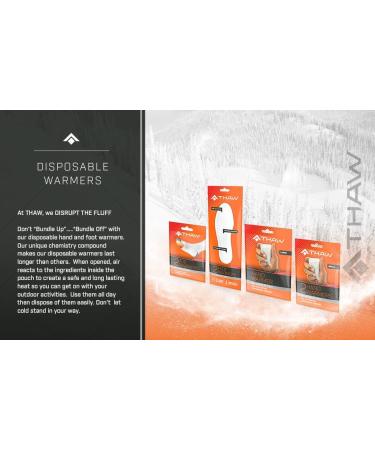 THAW Air Activated Disposable Toe Warmer - International Shipping Instant Warmth for Cold Feet - Buy Online on GoSupps.com