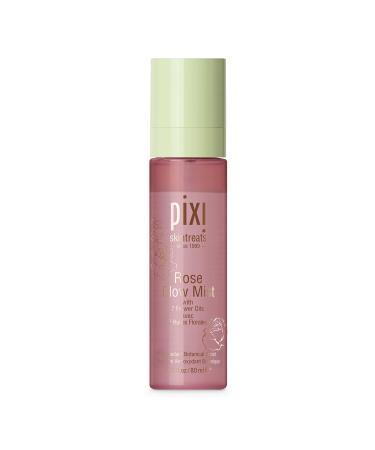Pixi Beauty Rose Glow Mist 80 ml | Dual-Phase Spray On Elixir with Fatty Acids and Antioxidants | Moisturizes Skin | Free Radical Protection | 2.70 Fl Oz