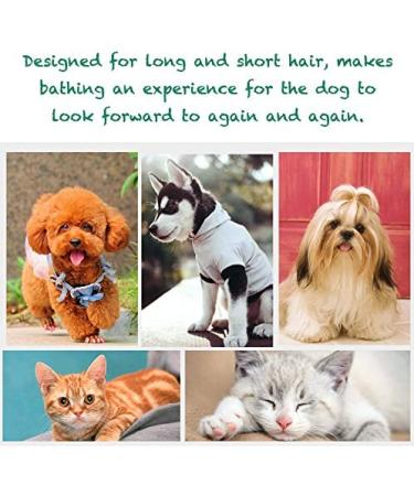 ZOOPOLR Pet Silicone Shampoo Brush for Medium Large Pets - Grooming Bath Brush for Dogs Cats - Anti-Skid Rubber Pet Massage Comb - Buy Online on GoSupps.com