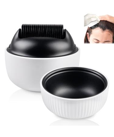 Dermaroller for Hair, 1200 Titanium Needles, Microneedling Needles, Professional Micro Needles for Home, 0.5mm Scar Roller for Face, Body, Hair, Scalp