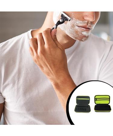 Dijiusidy Hard Shell Razor Storage Bag - Shockproof Portable Organizer for Men | Lightweight Travel Case - Black - Buy Online on GoSupps.com