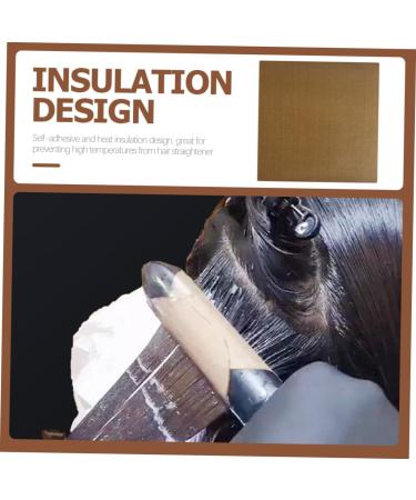 Baluue 20 Pcs Perm Stick Insulation Decal Fiberglass Cloth Decal for Curling Wand 10.00X9.00X0.10CM As Shown - Buy Online on GoSupps.com