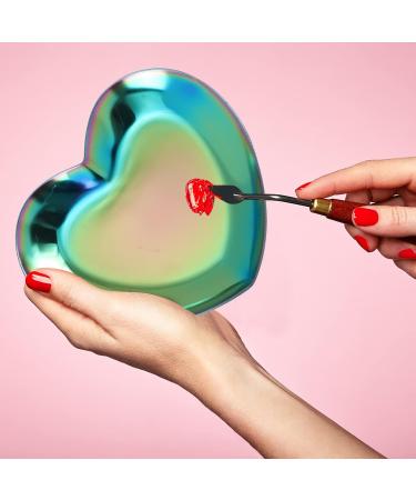 Minkissy Curly Tablet Nail File & Heart Nail Art Tools - Stainless Steel Nail Polish Palette & Color Mix Plate for Gel Color Display - Buy Online on GoSupps.com