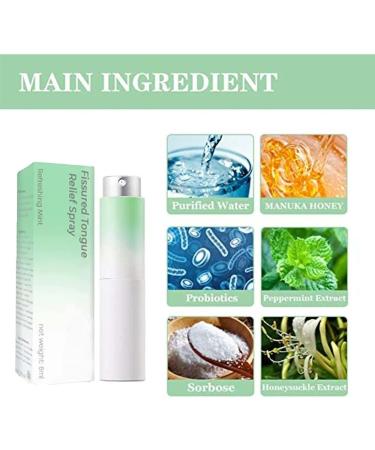 Canada Polumna Fissured Tongue Relief Spray | Natural Breath Freshener | Regulates Oral Health | Multi-Purpose Oral Care (3-Pack) - Buy Online on GoSupps.com