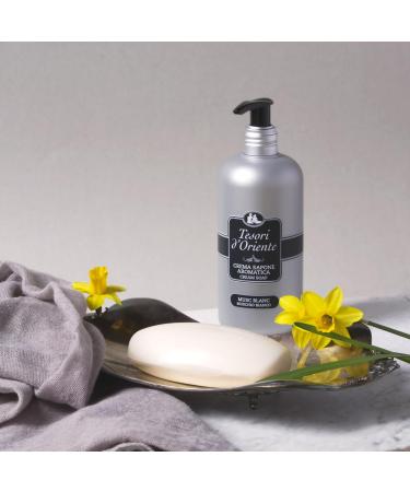 Tesori d'Oriente White Musk Liquid Soap 300ml - Aromatic Cream Soap for Body & Senses | International Shipping - Buy Online on GoSupps.com