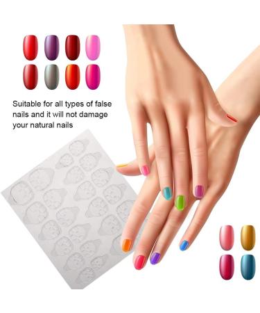 Baugger Nail Stickers | 240Pcs Nail Adhesive Glue Tapes Nail Tabs Clear DIY Manicure Decoration for Fake Nails Tips - Buy Online on GoSupps.com