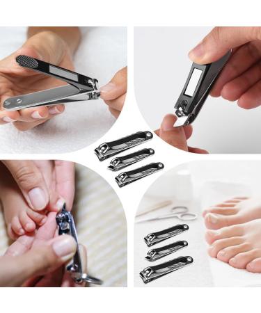 Buy Caredgo 3-Piece Nail Clip Set - Durable Nail Cutters for Toes & Fingernails | Ideal for Toothed Nails | International Shipping - Buy Online on GoSupps.com